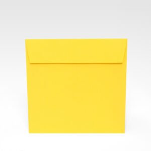 Gelber Briefumschlag 170 x 170 mm